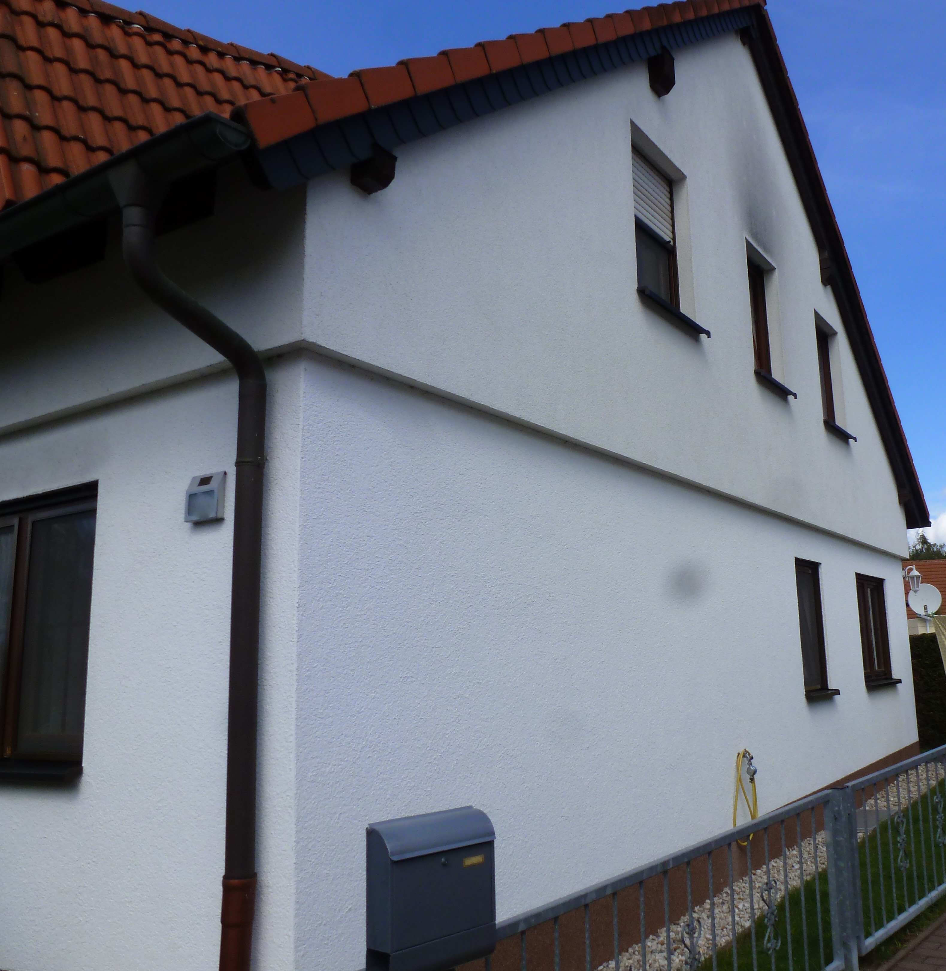 Fassadensanierung WDVS in Lobstädt - Vorher